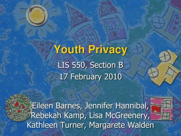 youth privacy