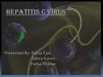 HEPATITIS C VIRUS - slide 1