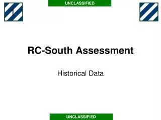 RC-South Assessment