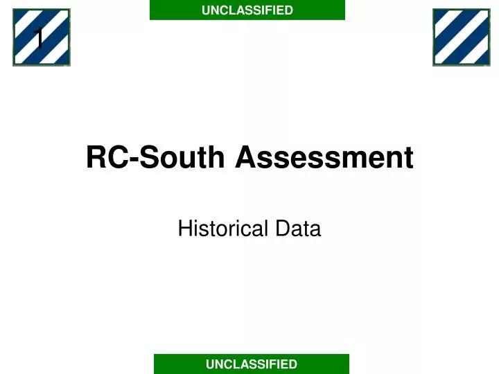 rc south assessment