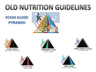 OLD NUTRITION GUIDELINES