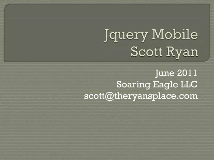 jquery mobile scott ryan