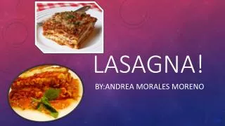 Lasagna !