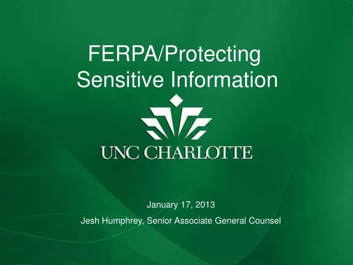 ferpa refresher and update