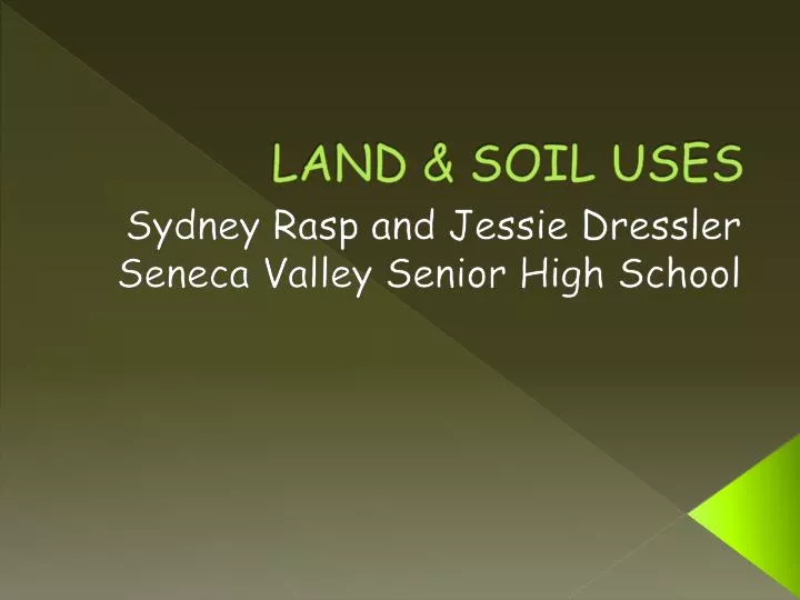 land soil uses
