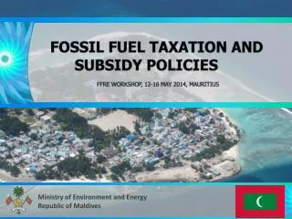 fossil fuel taxation and subsidy policies FFRE workshop, 12-16 May 2014 , Mauritius