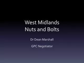 West Midlands Nuts and Bolts