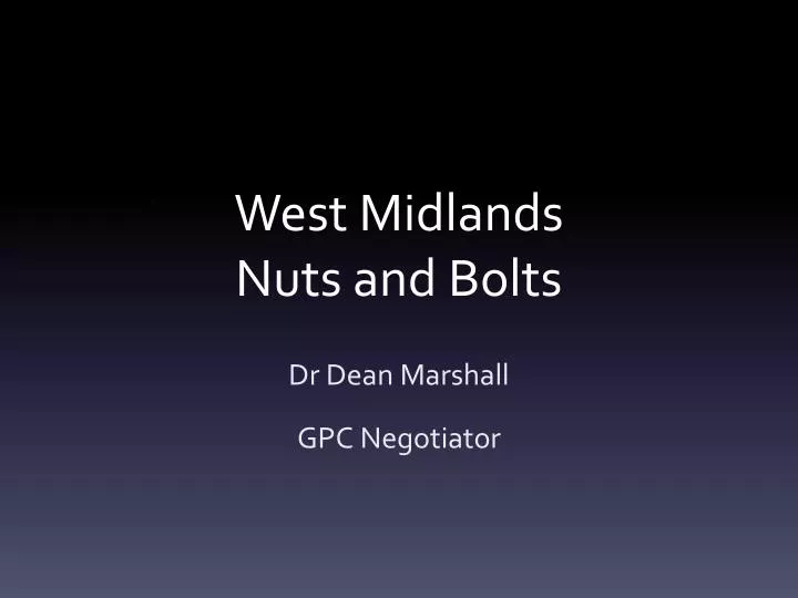 west midlands nuts and bolts