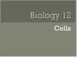 Biology 12 - slide 1