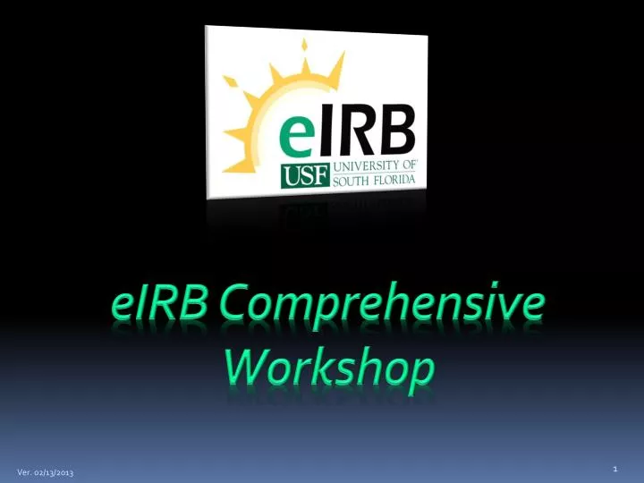 eirb comprehensive workshop