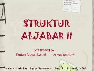 struktur aljabar ii