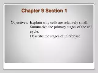 Chapter 9 Section 1