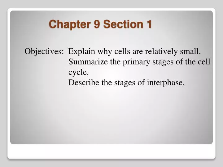 chapter 9 section 1