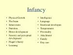 Infancy - slide 1