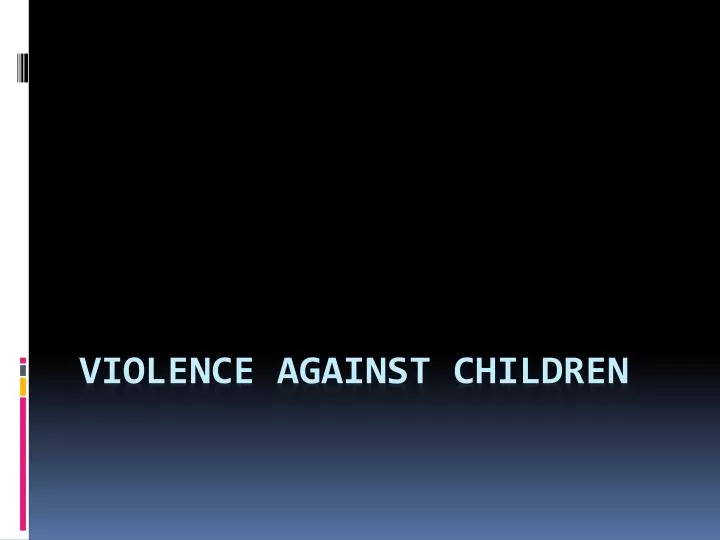 violence against children