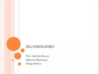 alcoholismo
