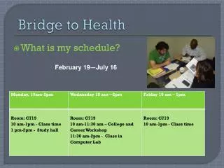 Bridge to Health