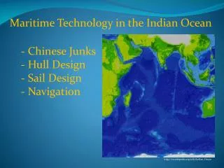 Maritime Technology in the Indian Ocean