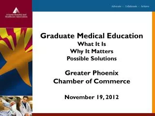 Graduate Medical Education What It Is Why It Matters Possible Solutions