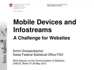Mobile Devices and Infostreams A Challenge for Websites