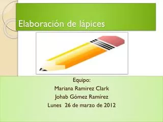 elaboraci n de l pices