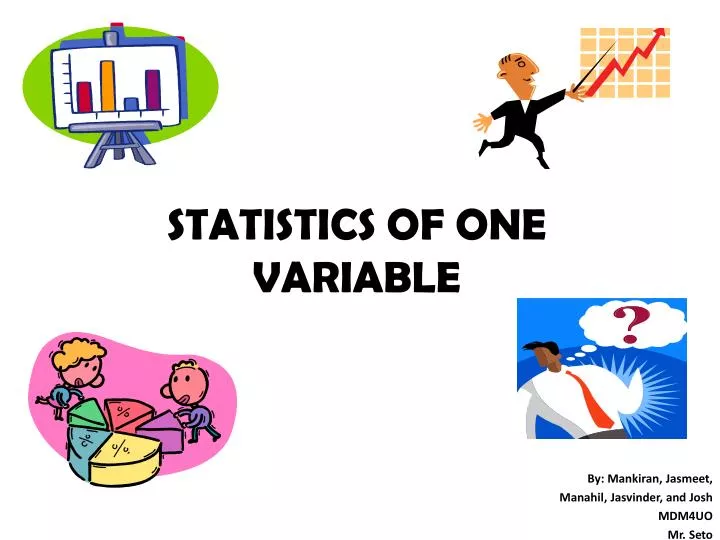 statistics of one variable