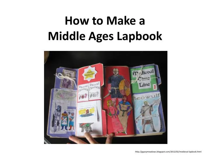 how to make a middle ages lapbook