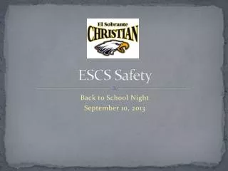 ESCS Safety