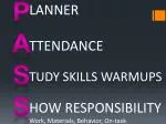 P A S S - slide 1