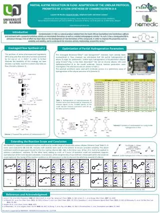 Optimization of Partial Hydrogenation Parameters