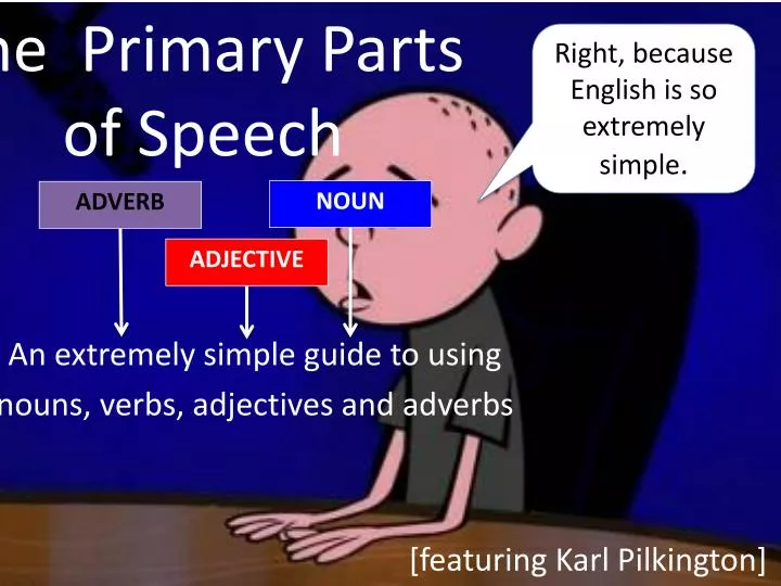 the primary parts of speech