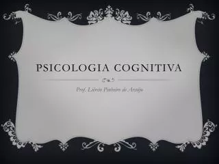 psicologia cognitiva
