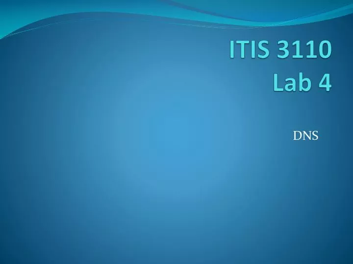 itis 3110 lab 4