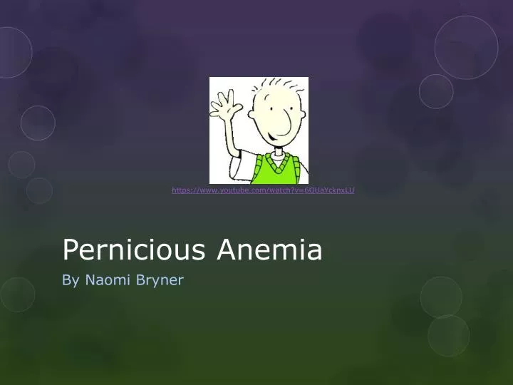 pernicious anemia