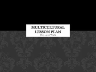 Multicultural Lesson Plan