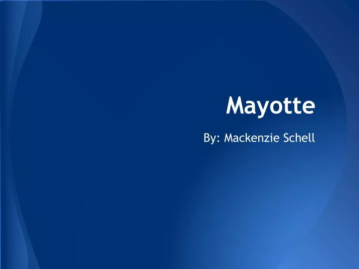 mayotte