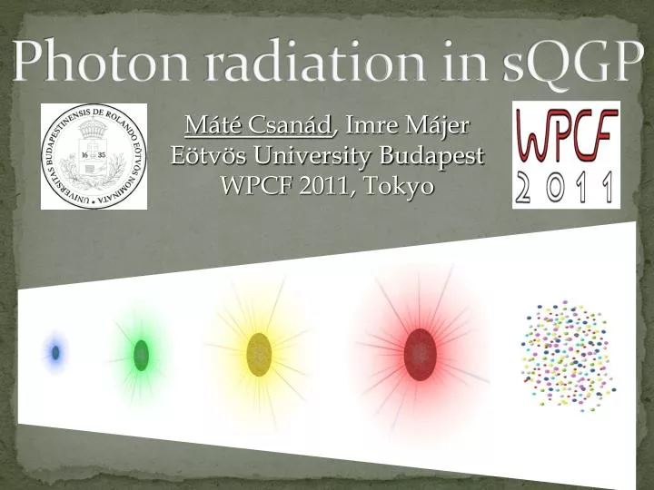 photon radiation in sqgp