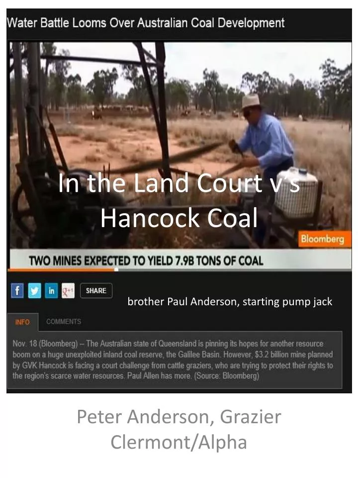 in the land court v s hancock coal