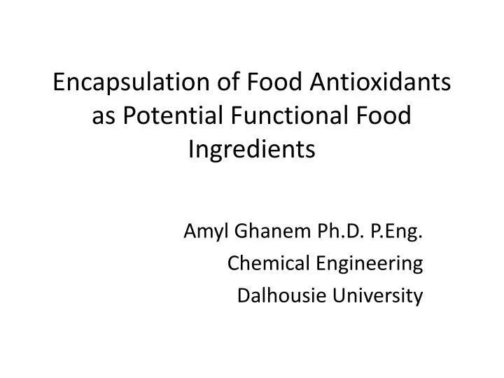 Full article: Food-grade encapsulated polyphenols: recent advances