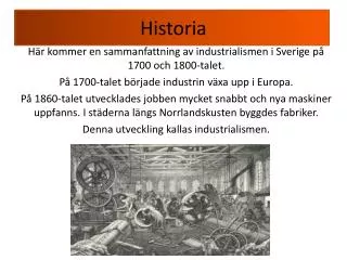 historia