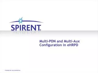 Multi-PDN and Multi-Aux Configuration in eHRPD