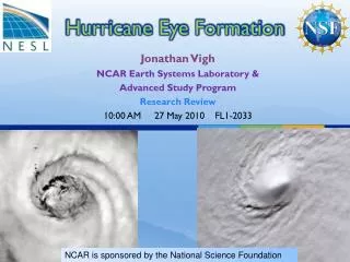 Hurricane Eye Formation
