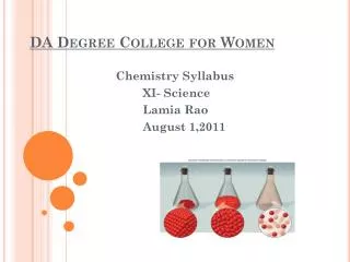 DA Degree College for Women