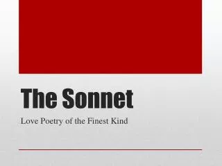 The Sonnet