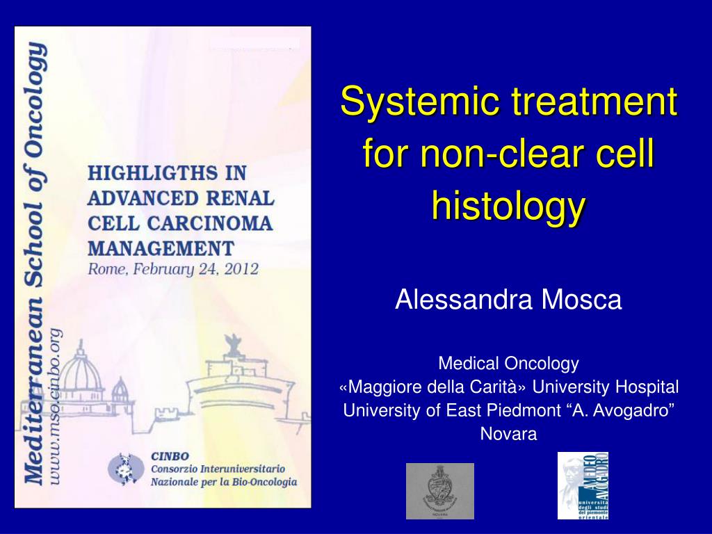 PPT - Systemic Treatment for Non-Clear Cell Histology in Renal Cell ...