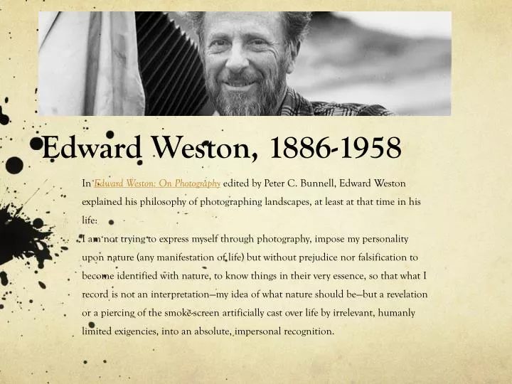 edward weston 1886 1958