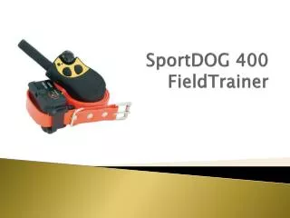 SportDOG 400 FieldTrainer