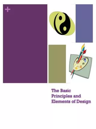 The Basic Principles and Elements of Design