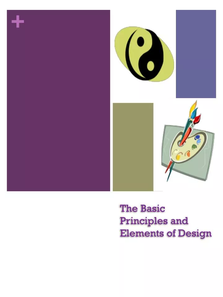 the basic principles and elements of design