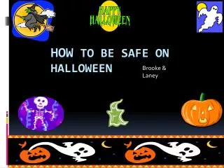 How to be safe on Halloween